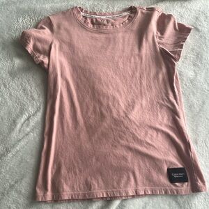 Calvin Klein Performance Soft Pink Short Sleeve Tee